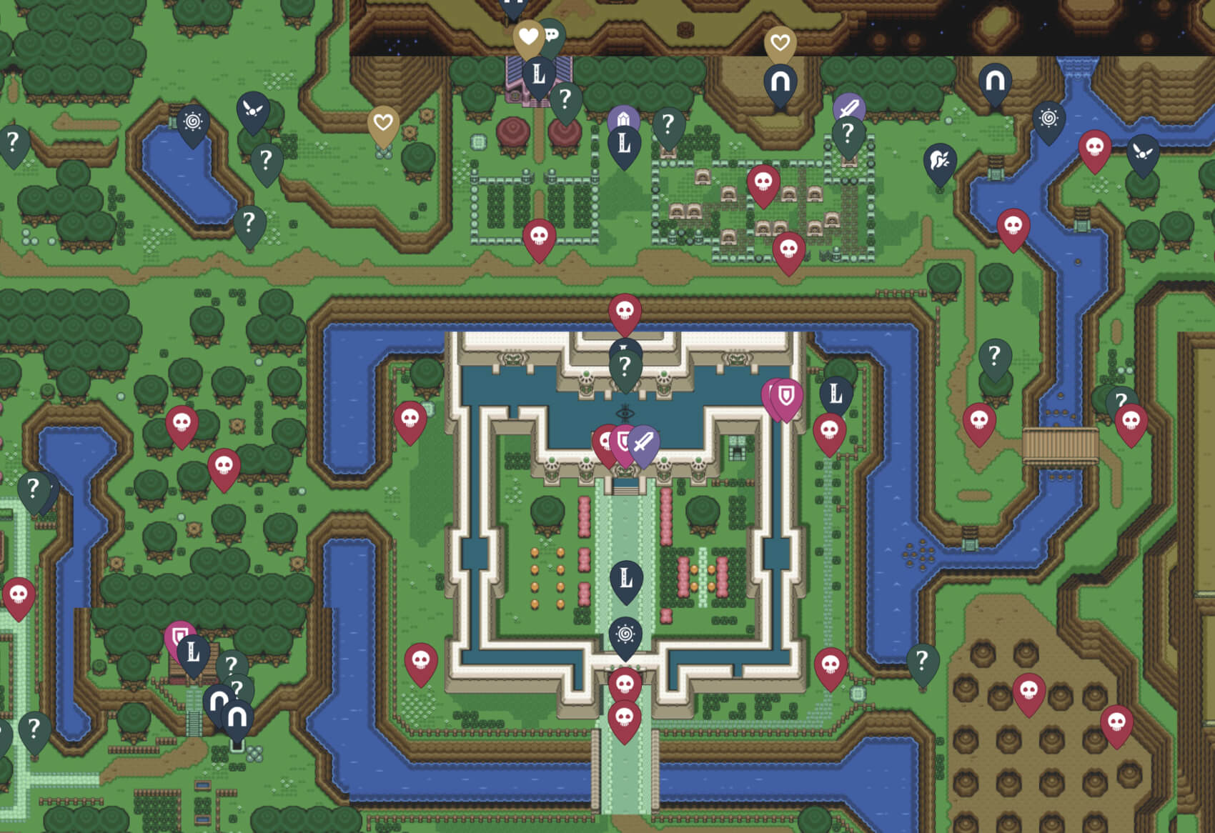 A Link To The Past Map