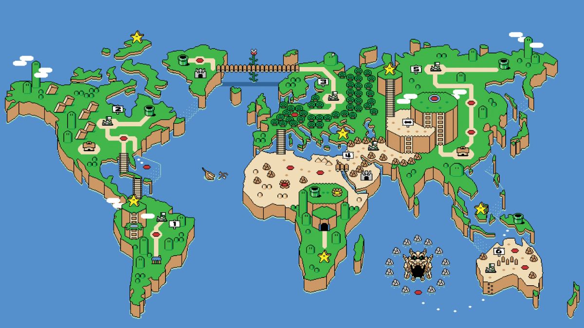 Super Mario World Map