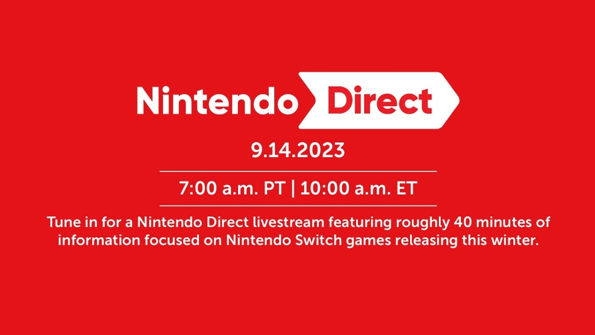 Nintendo Direct Confirmed 2023 