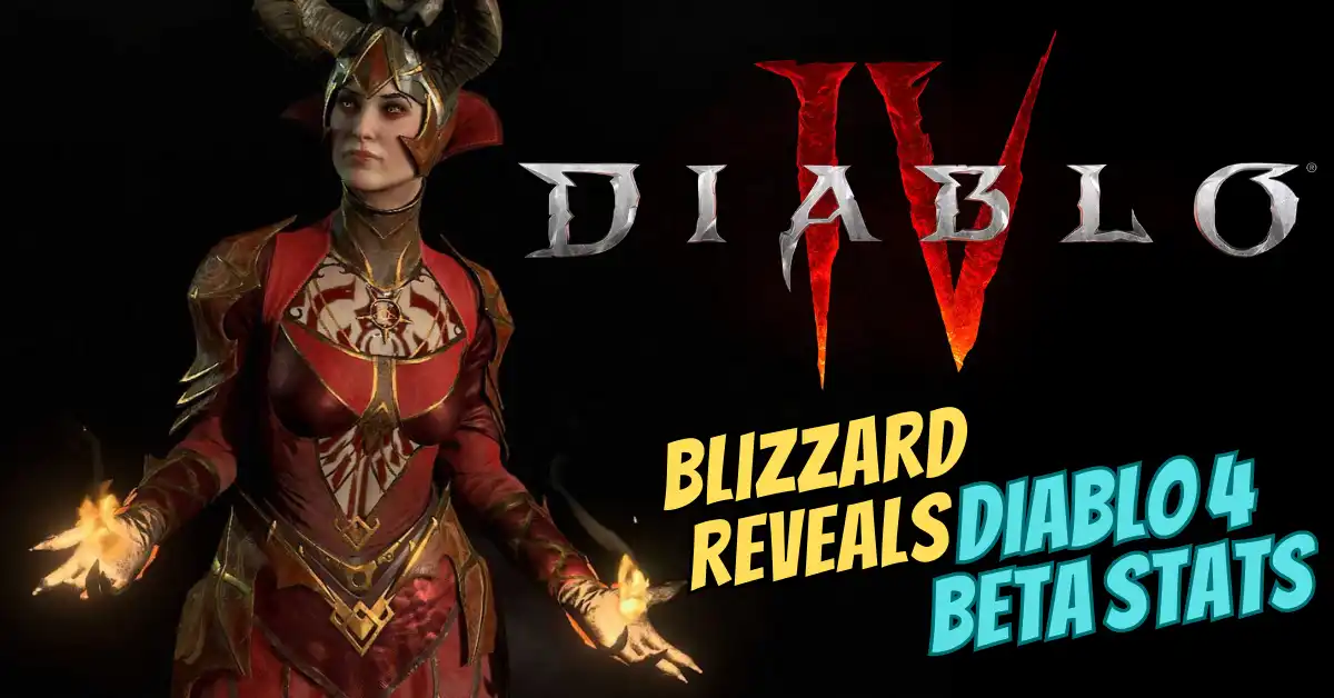 Blizzard Reveals Diablo 4 Beta Stats