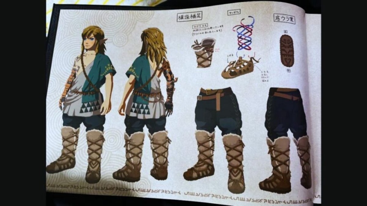 The Legend of Zelda: Tears of the Kingdom Art Book Leak