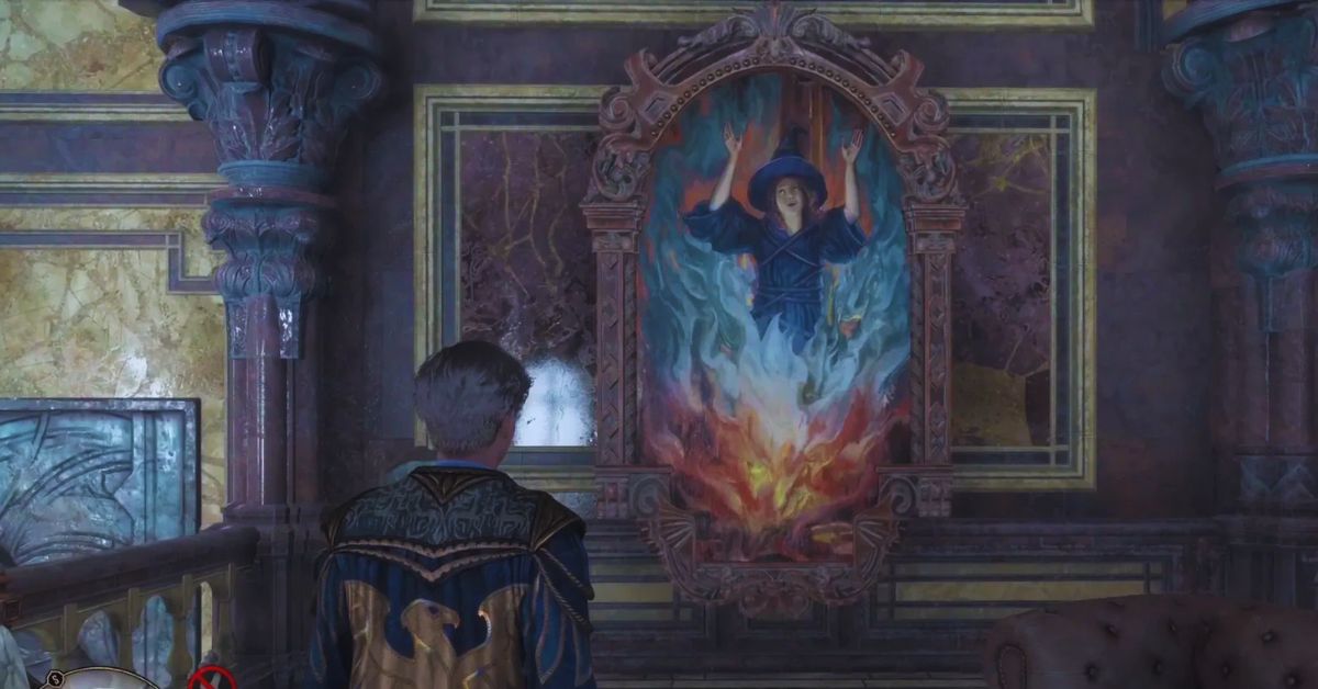 Hogwarts Legacy Update Brings Animated Wendelin the Weird Painting