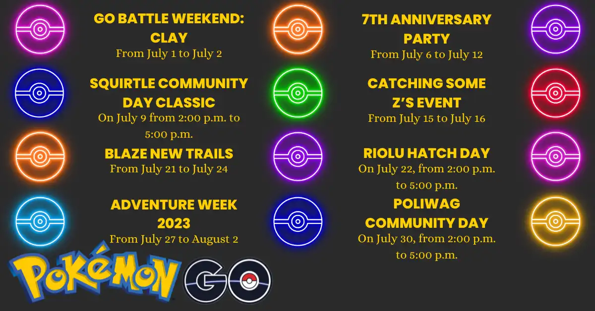 Pokémon GO July 2023 Event Guide