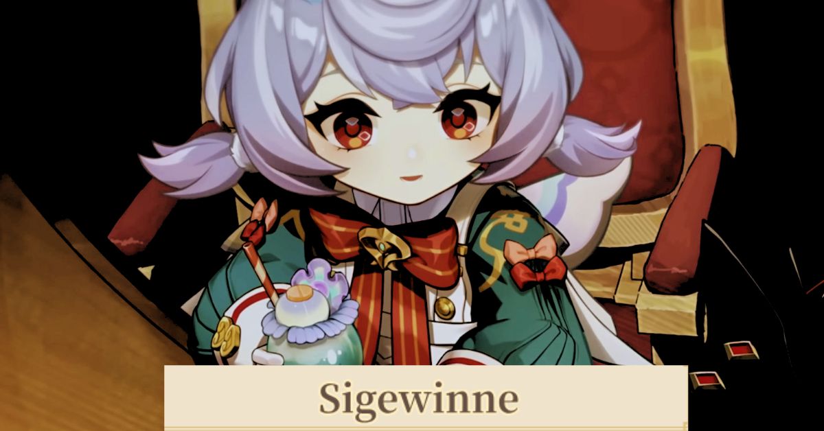 Genshin Impact Leak Sigewinne