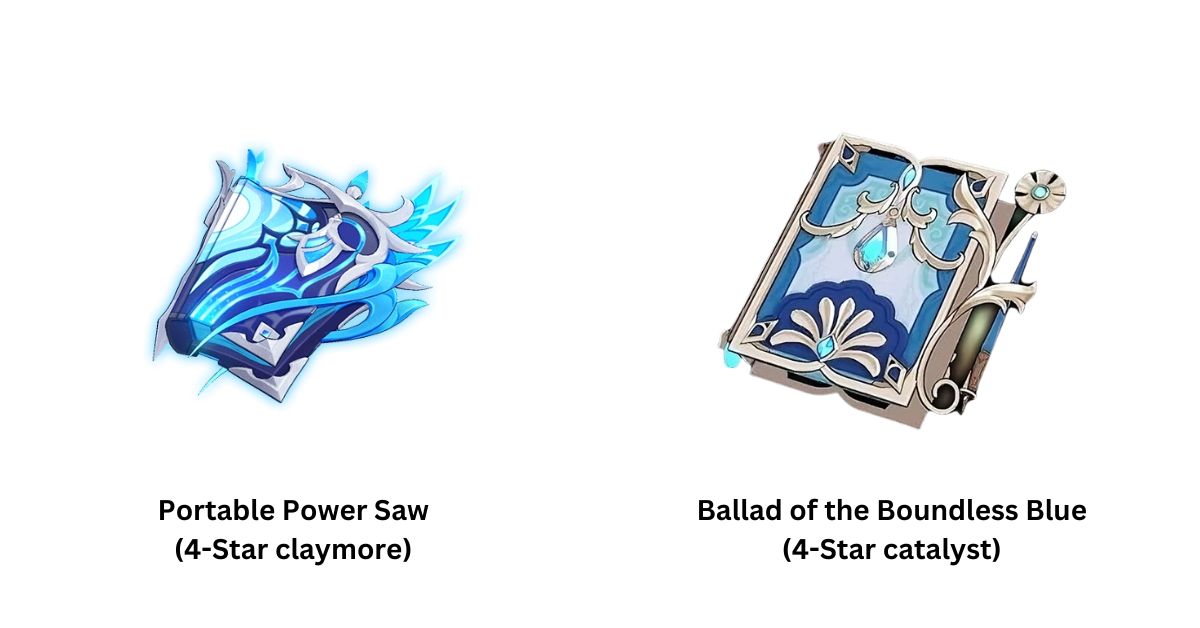 Genshin Impact 4.1 New Weapons