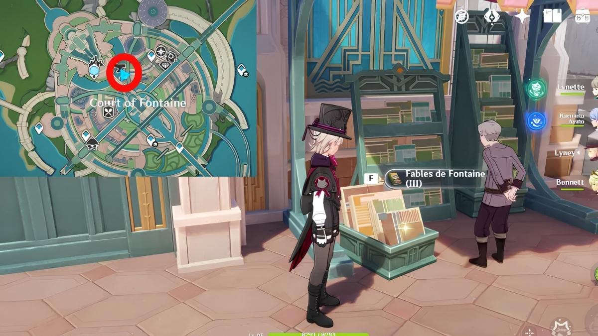 Genshin Impact Fables de Fontaine Books Locations