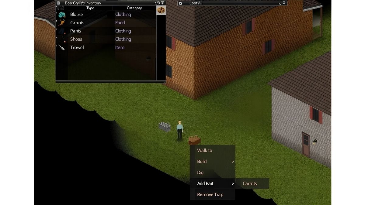 Project Zomboid Trapping
