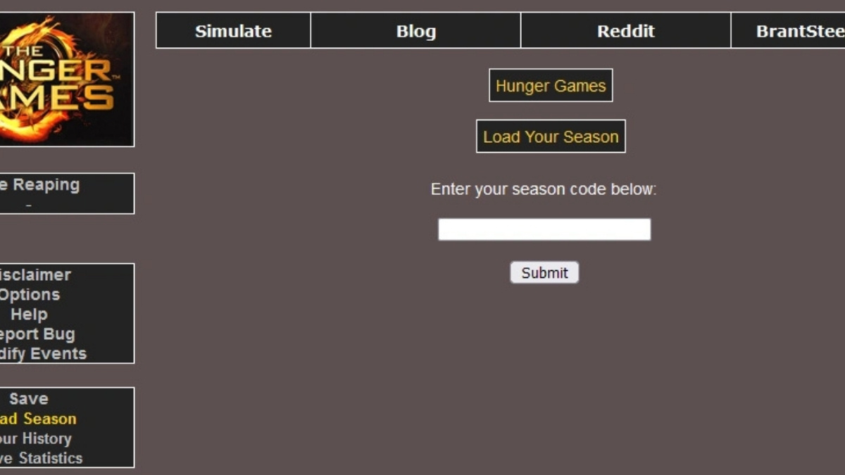Hunger Games Simulator Codes