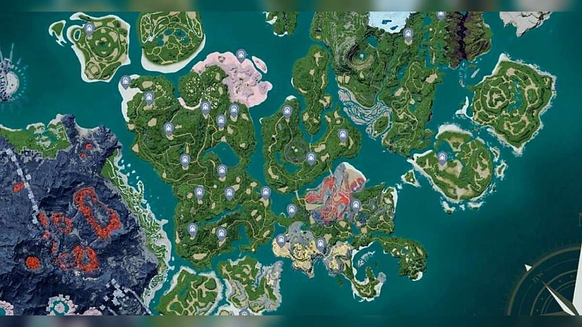 Palworld Interactive Map 