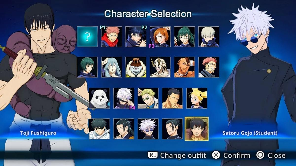 JJK Cursed Clash Roster