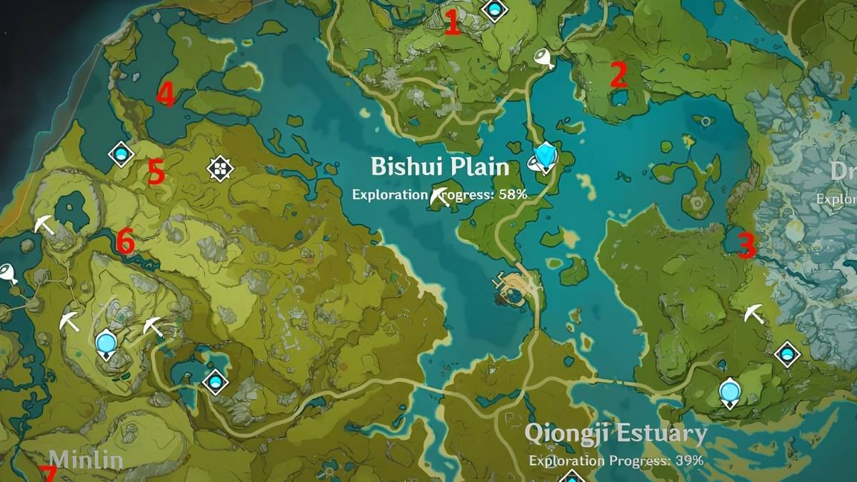 Liyue Shrine of Depths Location