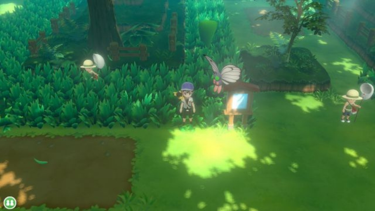 Viridian Forest location preview in Pokémon FireRed and LeafGreen