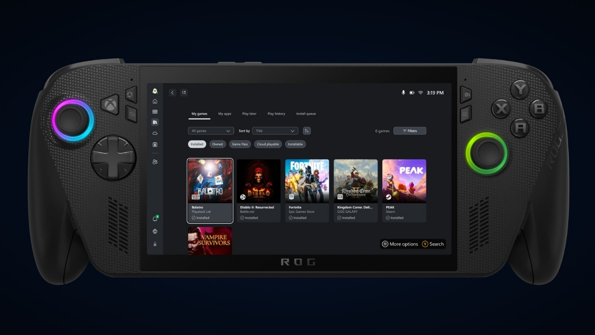 Xbox Play Anywhere Work on Gaming Handhelds?